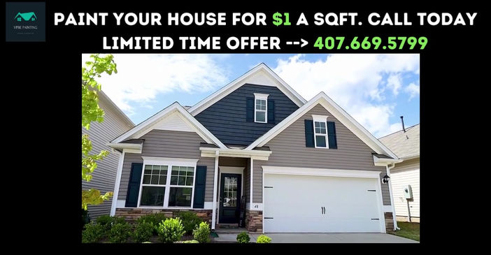 Paint your house for $1 a sqft. Call today, limited time offer
